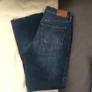 Madewell Cali Demi boot, raw hem